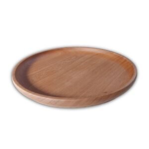 Plato de Madera Natura 22 cm – Calidad Premium