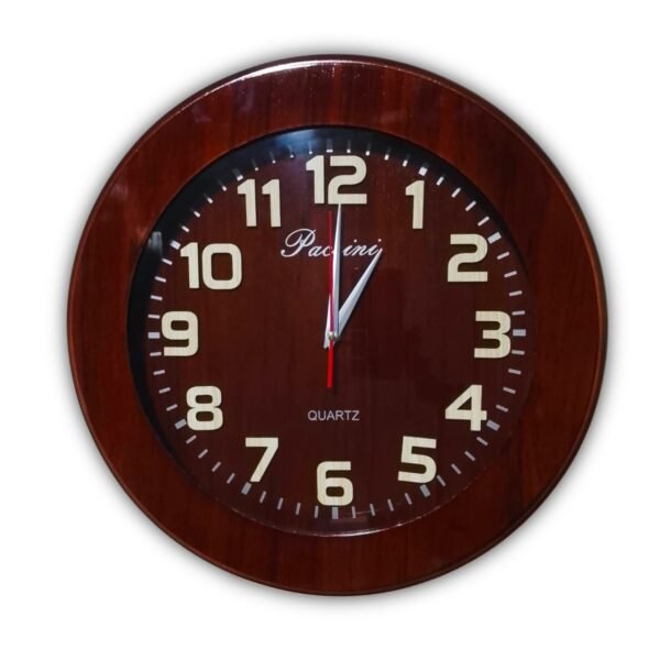 Reloj 3D de Madera Sólido 30 cm en Nogal – Diseño Moderno y Decorativo