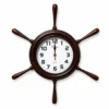 Reloj de Madera Timón Náutico