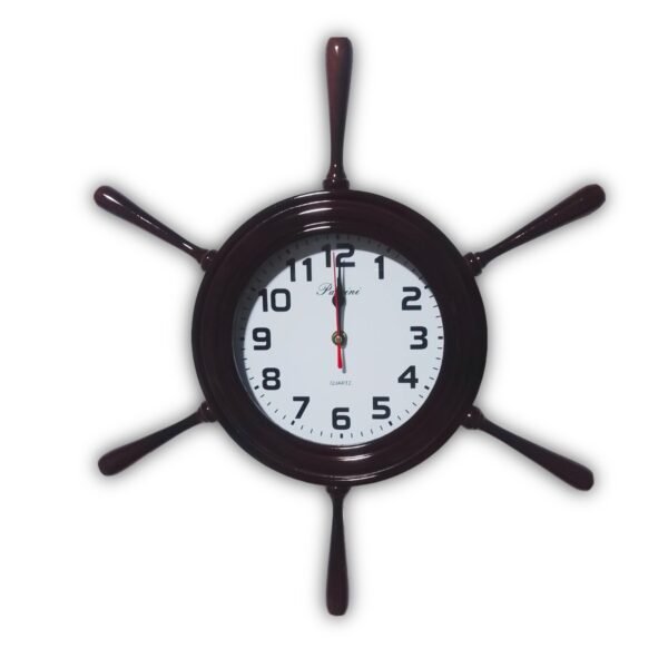 Reloj de Madera Timón Náutico