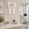 Reloj de Pared Diente Decorativo – Diseño Original Moderno