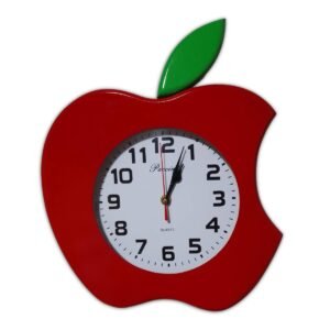 Reloj de Pared Manzana Rojo
