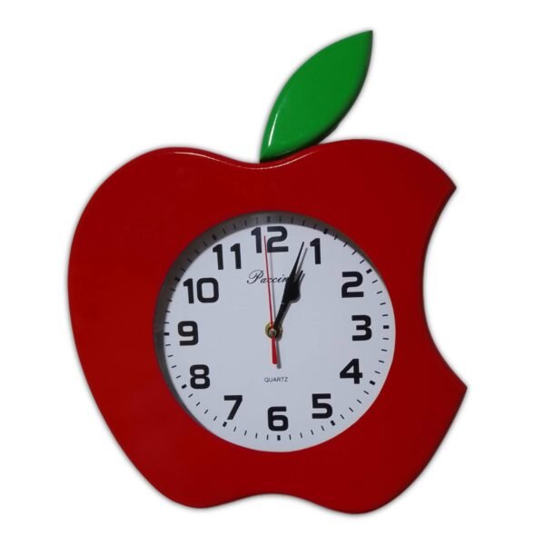 Reloj de Pared Manzana Rojo