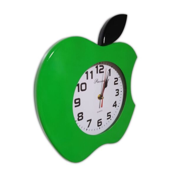 Reloj de Pared Manzana Verde