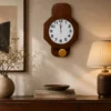 Reloj de Pared Octagonal con Péndulo PACCINIWOOD – Vintage Nogal