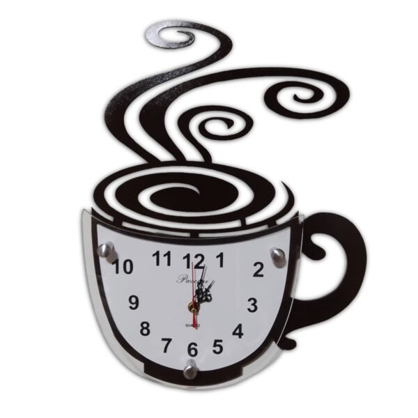 Reloj de Pared Taza Marrón