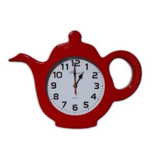Reloj de Pared Tetera Roja