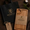 Tabla Parrillera Prestige 20x40 cm de Madera para Asado y Picar