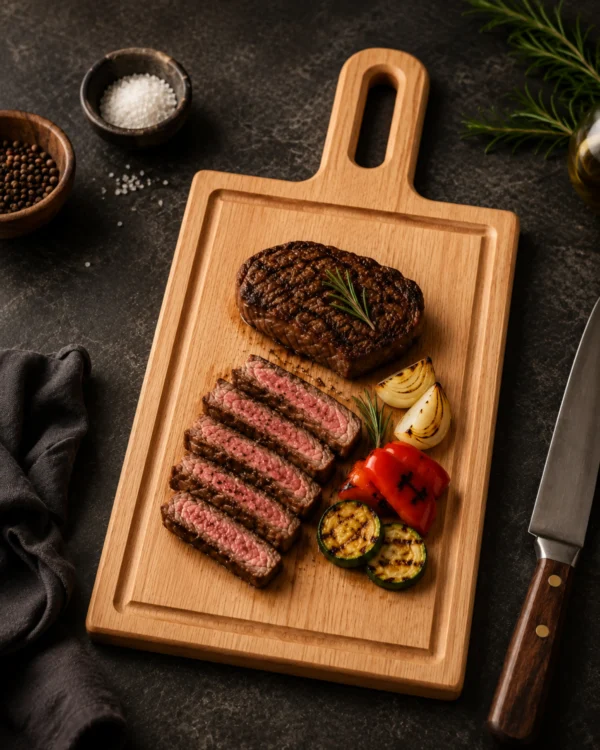 Tabla para Picar y Parrilla de Madera Craft 20×40 cm