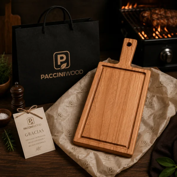 Tabla para Picar y Parrilla de Madera Gather 20×40 cm