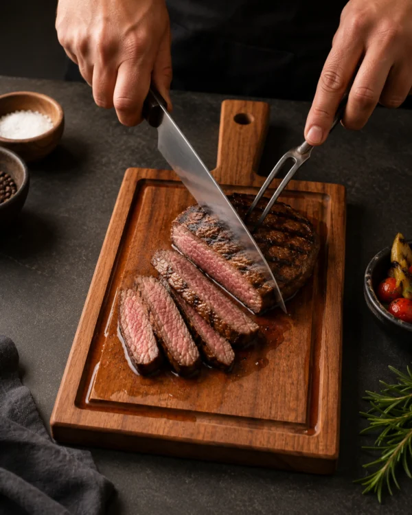 Tabla para Picar y Parrilla de Madera Gather 20×40 cm