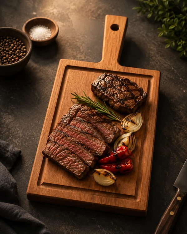 Tabla para Picar y Parrilla de Madera Gather 20×40 cm