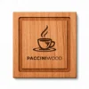 Posavasos de Madera Natural – Colección Mesa & Estilo