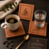 Posavasos de Madera Natural – Colección Mesa & Estilo