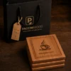 Posavasos de Madera Natural – Colección Mesa & Estilo