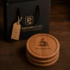 Posavasos de Madera Natural – Colección Mesa & Estilo